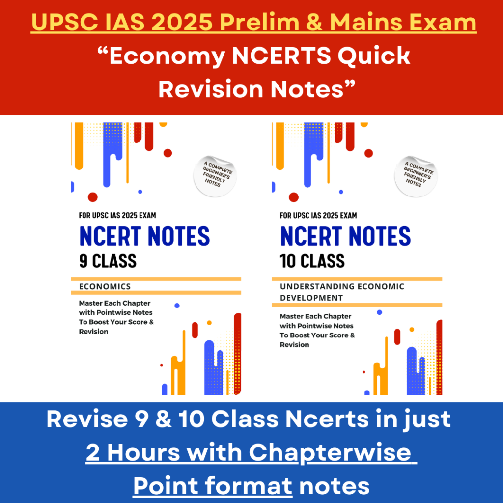 Revise Economy NCERTS + Disastermanagement in 5 Hours for UPSC IAS 2025 Exam - IAS Oriented