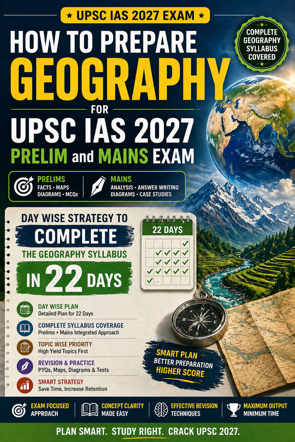 How to Prepare Geography for UPSC IAS 2027